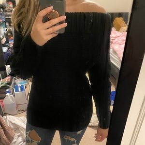 Express off shoulder sweater